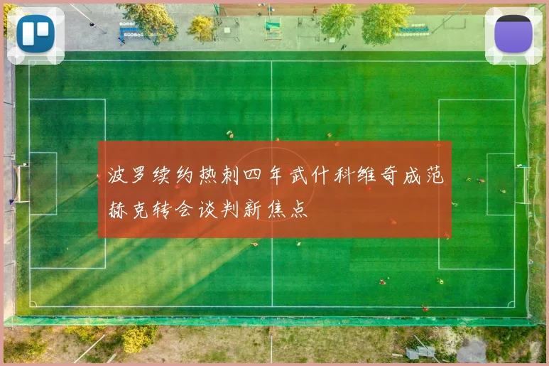 波罗续约热刺四年武什科维奇成范赫克转会谈判新焦点